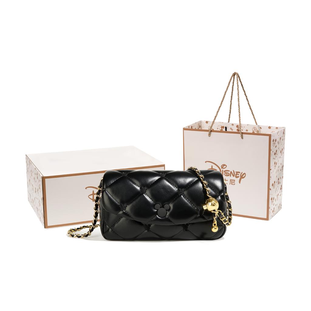 New Disney Mickey Series PU Shoulder Bag, Crossbody Bag Trumpets Women's Pink BMK-71066P