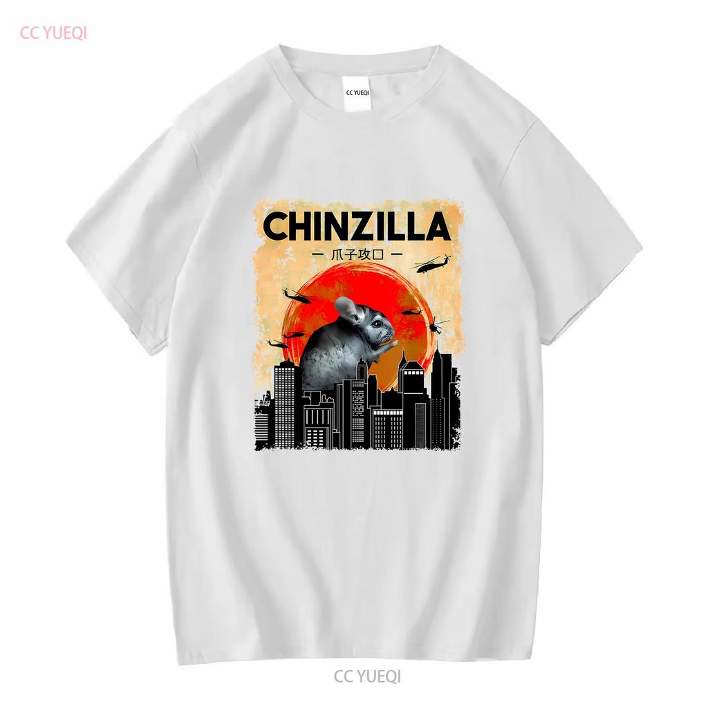 Chinchilla Funny Chinzilla Lover T shirt vintage Washed Stretched Slightly Comfortable fashion Versatile graphic Unisex Soft