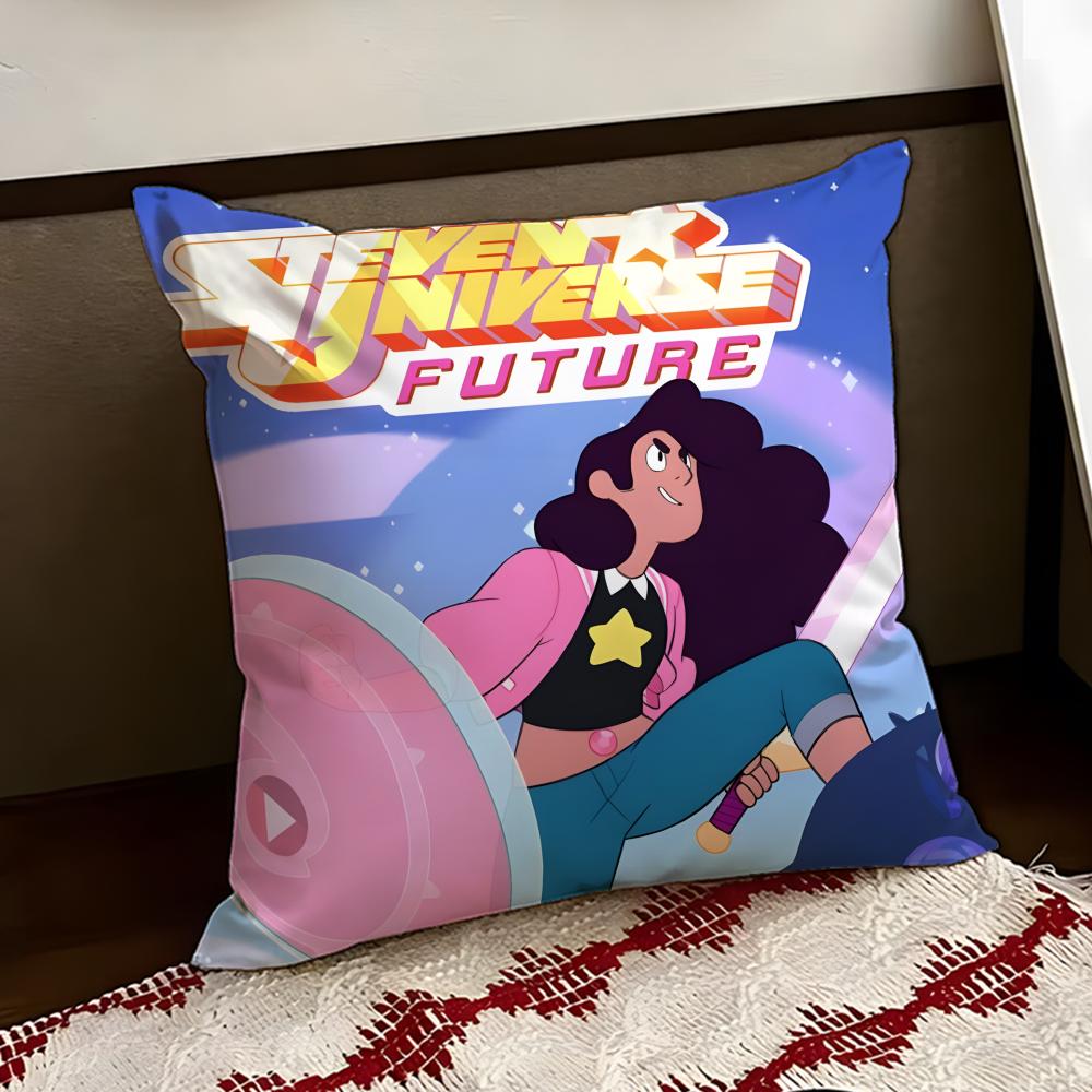 Подушка с принтом из аниме Steven Universe, двусторонняя, мягкая, прочная, чехол для подушки, для дома, автомобиля, многоцелевая, для ежедневного комфорта
