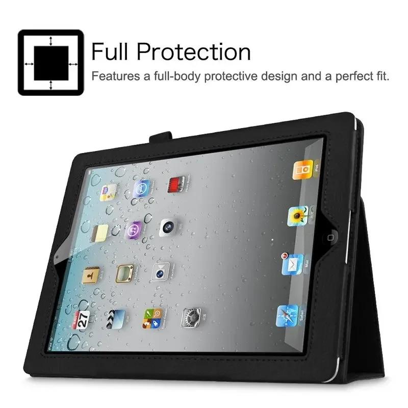 For iPad 2 3 4 Case PU Leather Tablet Cover for iPad 9.7 6th 10.2 8th 9th 11th Air 11 2 3 4th 5th 10.9 Pro 11 Funda Capa