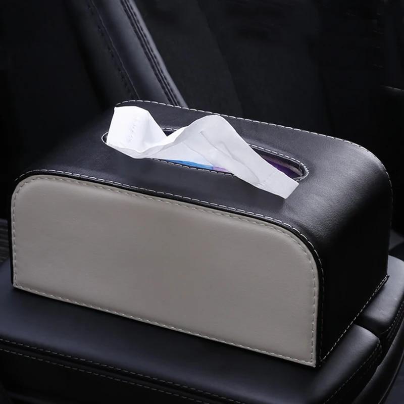 My Good Car Tissue Box Car Tray Toilet Paper Napkin Tray For Tesla Model 3 S X Car Accessories