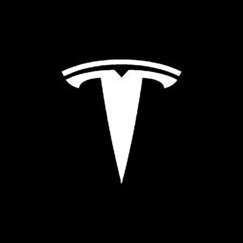 2/4pcs Car Door LED Logo Projector lights HD Welcome Light 3D Laser Ghost Shadow Light for Tesla Model Y 3 S X car Accessory