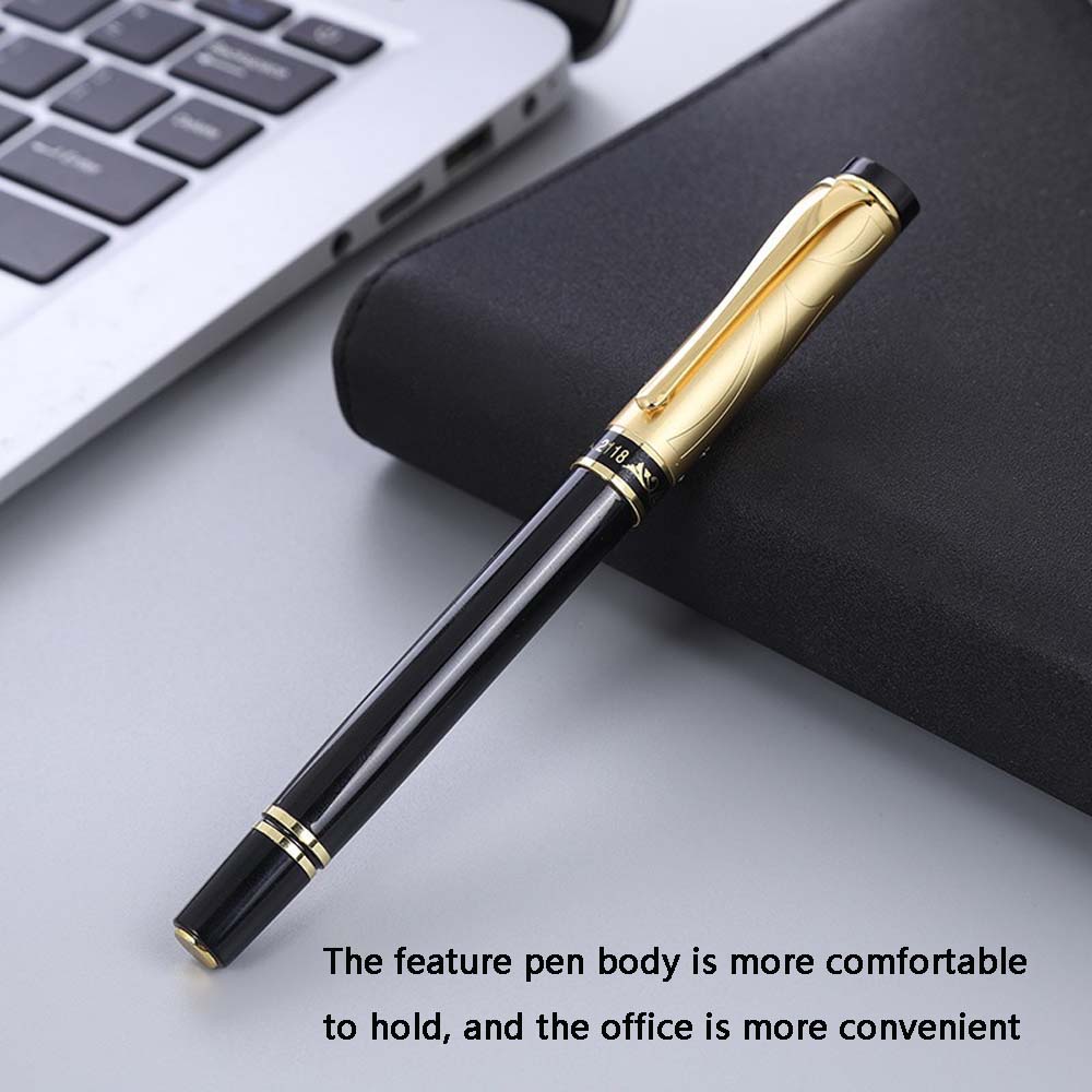 1 шт. Новая металлическая ручка для бизнеса, простые и модные офисные канцелярские принадлежности, подходят для каллиграфии, офиса (Без чернил)