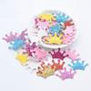 100Pcs Mixed Glitter Leather Crown Scrapbooking DIY Crafts Sewing On Supplies Decoration Accessories