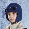 Детская зимняя шапка с очками, флисовая подкладка, детская шапка-чепчик с ушами, теплая детская шапка для катания на лыжах и отдыха на природе для девочек и мальчиков