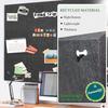 Большая пробка доска для стен 36" x 24", 6 упаковок войлочных настенных плиток, Черные доски объявлений с безопасными съемными клейкими полосками, Пробковые доски для офиса,