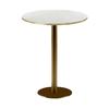 Round High Table Ø 60 Cm Rome Bistro Translucent Marble