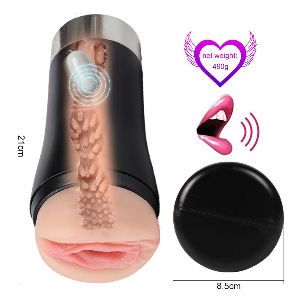 Автоматический мужской мастурбатор, чашка с сильной вибрацией, машина для минета, настоящая киска, мастурбация, секс-игрушки для мужчин