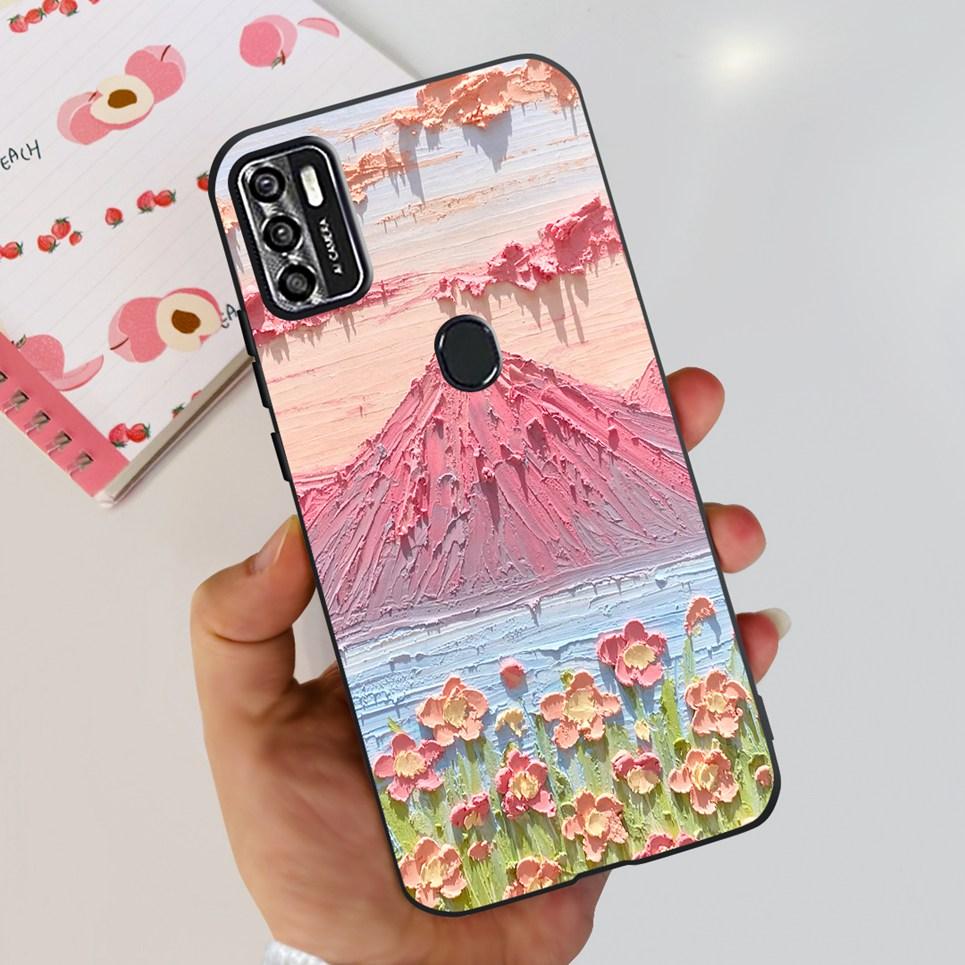 Case For ZTE Blade A7s A7020 Black Matte Soft TPU Protection Shockproof Cover For ZTE Blade L210 Fundas Stylish Luxury Housing