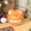 Деревянная игрушка-рыба с мультяшным животным и молотком для снятия стресса, медитации, успокаивающего ударного инструмента, настольного украшения из деревянной рыбы из смолы