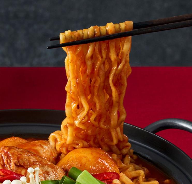 Samyang Buldak Bokkeumtangmyeon Spicy Soup Ramen 145g x 4 Packs