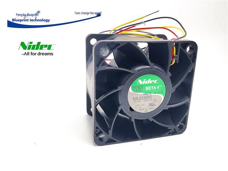 Новый VA225DC 6038 6см 12В 1.1А Серверный кулер для материнской платы с высоким воздушным потоком и двойным шарикоподшипником