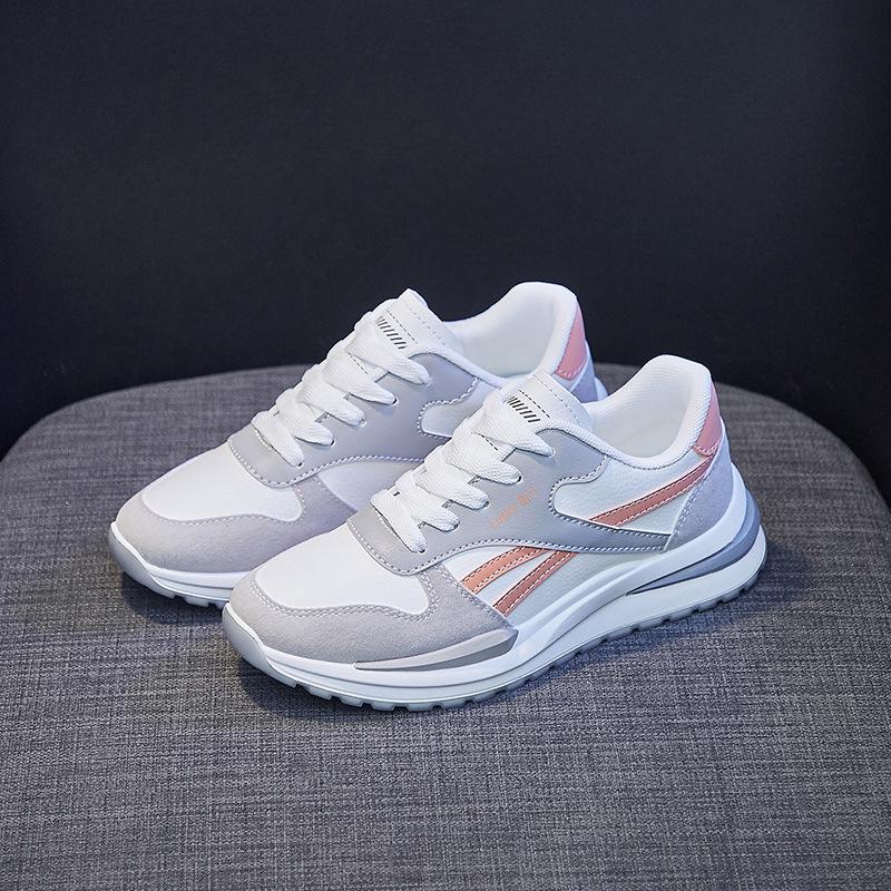 Женские кроссовки Белые туфли Легкие и удобные кроссовки Ins Trend Студенческая спортивная повседневная обувь