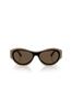 EMPORIO ARMANI SHINY GREY SOLID 63427336 0EA4265U sunglasses, BROWN, 136mm,