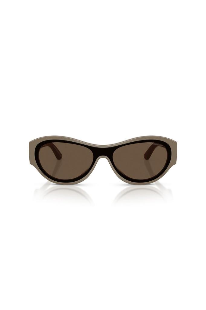 EMPORIO ARMANI SHINY GREY SOLID 63427336 0EA4265U sunglasses, BROWN, 136mm,