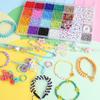 28-Compartment 3mm Seed & Letter Bead Set for DIY Handmade Beaded Bracelets and Necklaces