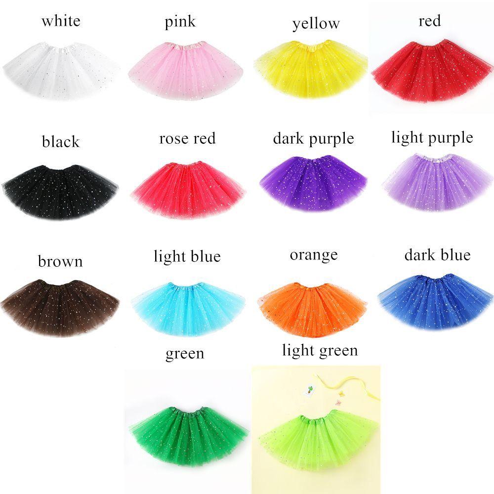 2-8 ЛЕТ День Рождения Вечеринка Платье для вечеринки Балетный танец Туту Платье Блестящее 3 Слоя Девочки Дети