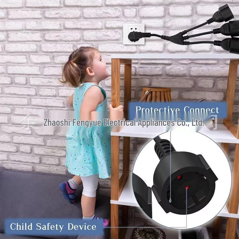 Европейский стандарт 3-в-1 удлинитель, 1,5 м, 0,34 кв. мм, Адаптер Euro Plug.