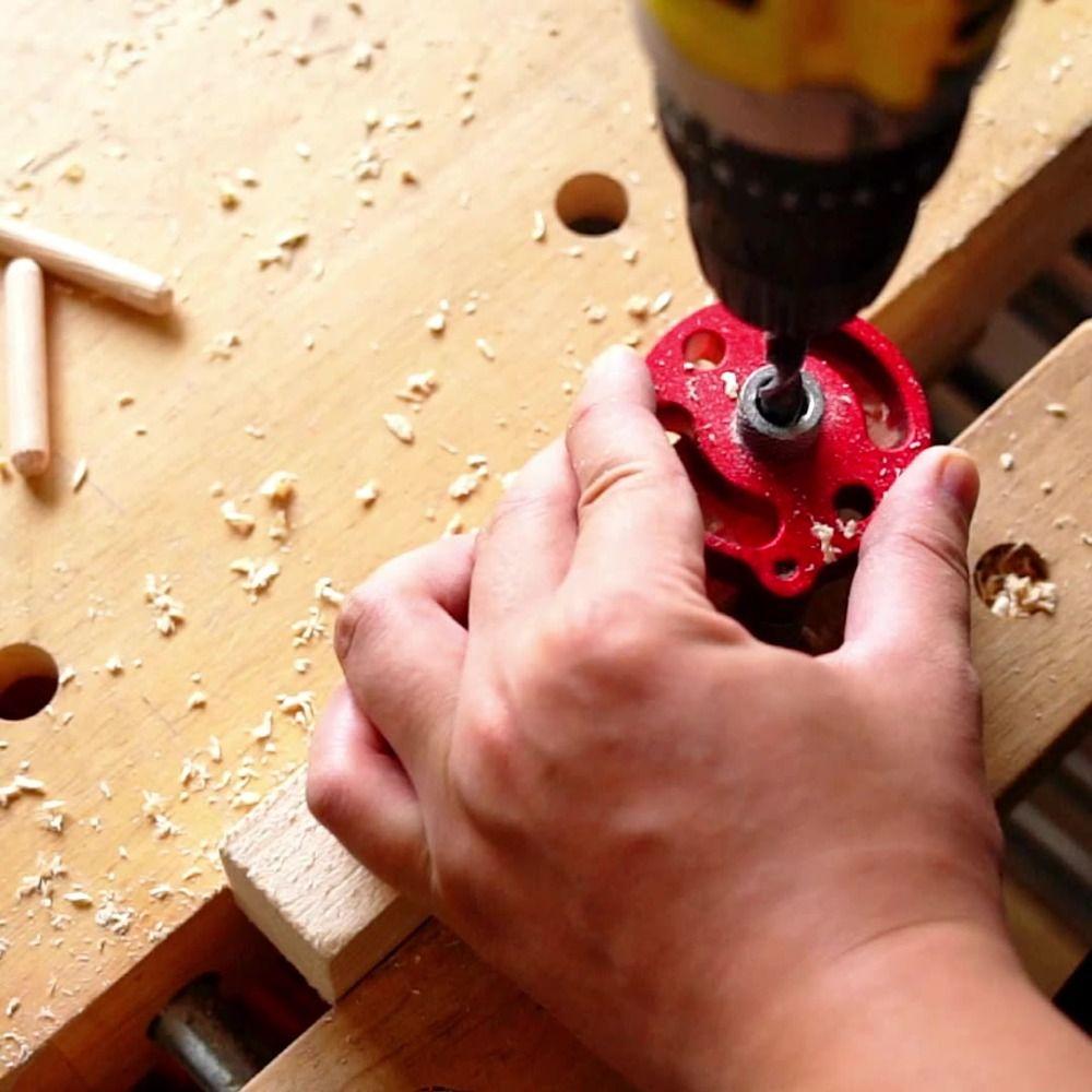 Professional Self Center Dowel Jig Straight Holes Self-Centering Dowel Jig Woodworking Joints