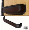 Organizer Holder Door Shelf for Camper, Boat, Car Trailer, Black