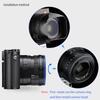 Металлическая квадратная бленда объектива Haoge Leica Q3 Q2 Q QP q3 Typ116 Аксессуары для камер Черный QP LH-LQB