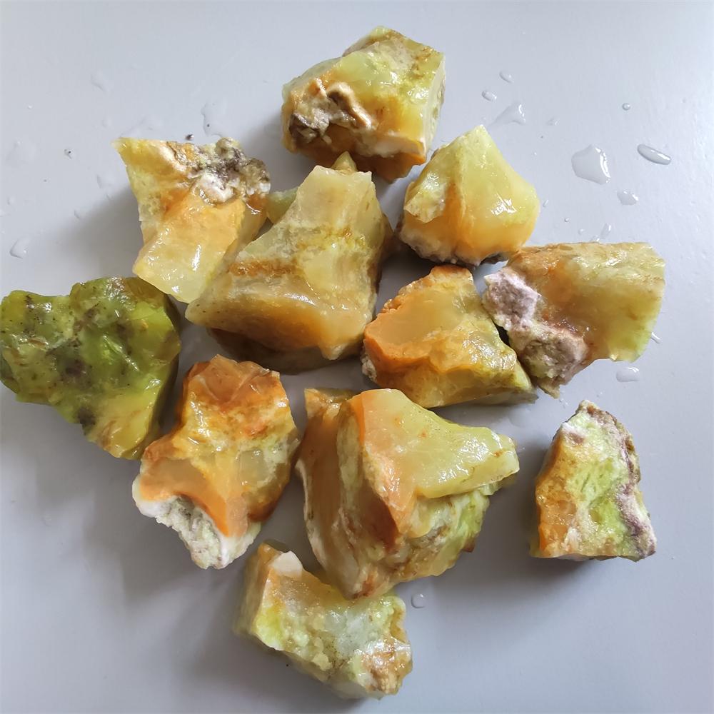 Натуральный зеленый опал, камень, диффузор, масла, необработанный камень, образец минеральной породы, Рейки, исцеление, грубый камень, сбор камня для украшения дома