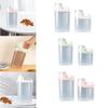Pet Food Storage Buckets Pet Food Sealing Boxes Storage Containers Storage Small Fresh Keeping Containers with Measuring Cup