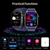 SACOSDING AMOLED Смарт-часы ЭКГ Артериальное давление Кислород в крови Температура тела ВСР Монитор здоровья SOS Bluetooth Вызов Смарт-часы Мужчины