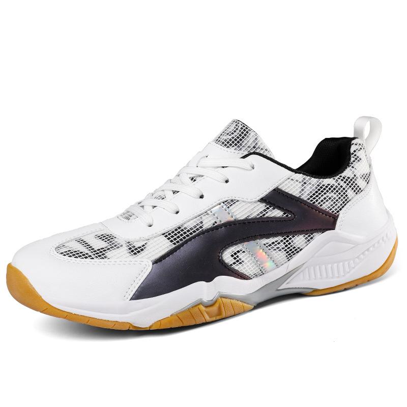 New Badminton Shoes, Male Students, Teenagers, Breathable and Wear-resistant Competition Tennis Shoes, Outdoor Sports Running Shoes, Male