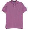 Polo Logo Embroidered Straight Fit Short Sleeve Polo Shirt Men Tops Lavender 710680784-409