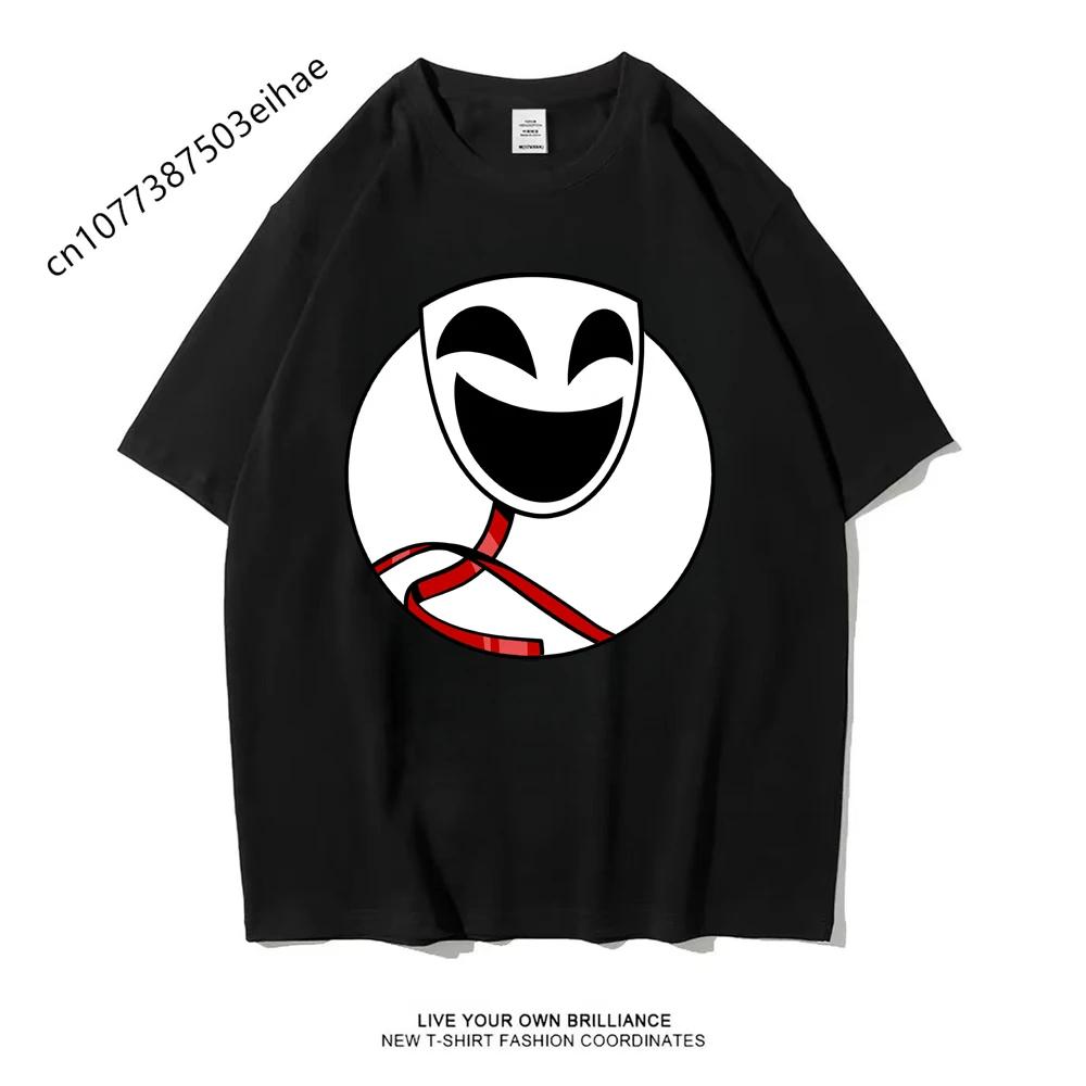 Magical Digital Circus Peripheral T-shirt Retro T-shirt Summer Fashion Hip-hop Y2K Top Fan Enthusiast Printed Top Street Style
