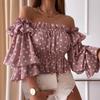 Женские модные повседневные блузки и рубашки с коротким рукавом