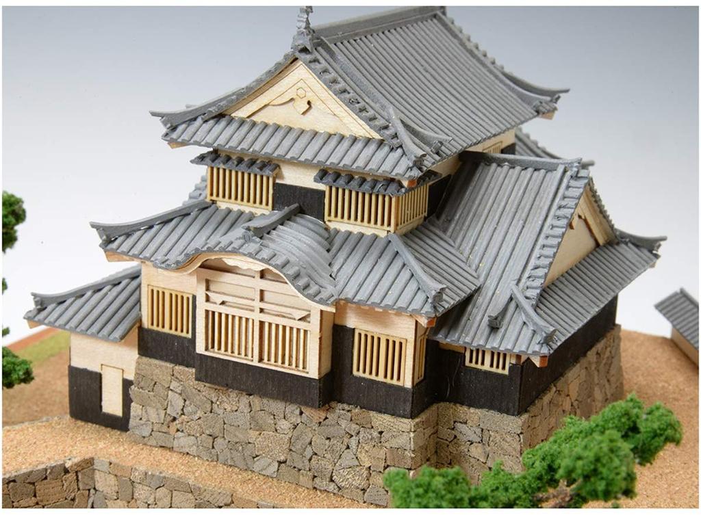 Woody Joe Bitchu Matsuyama Castle Wooden Model Assembly Kit 1/150