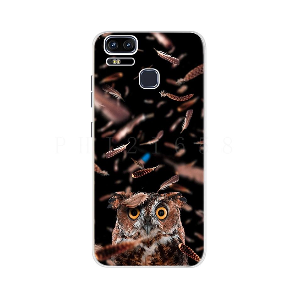 Чехол для Asus Zenfone 3 Zoom ZE553KL Zenfone Zoom S Z01HD Z01HDA Силиконовый Мягкий ТПУ Задняя Крышка Чехлы Для Asus ZE553KL Funda