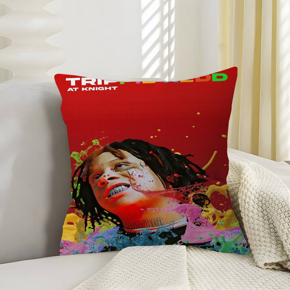 Rapper T-Trippie R-Redds Cushion Cover Polyester Sofa Cushions Decorative Throw Pillows Home Decoration Pillowcover