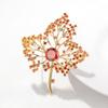 Senior Brooches Flower Leaf Brooch Pins for Women Suit Pendant  Fashion Brooches Jewelry