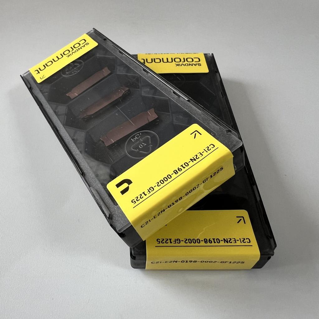 SANDVIK / C2I-E2N-0198-0002-GF 1225 / Original Swedish hard alloy blade 10 Pcs