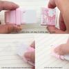 4Pcs Cat Paw Roller Eraser, Colorful Cute Cat Rubber, Kids Eraser with Shaving Roller Case for School Office Supply Stationery, 70 x 31 x 15mm