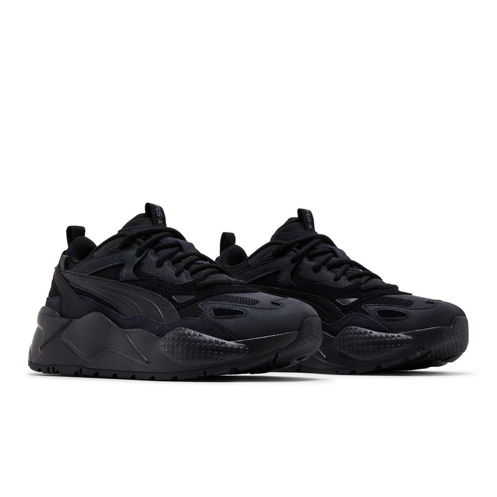 Puma RS-X Efekt Premium 'Черный Сильный Серый' (унисекс) Черные / Темно-серые Повседневные туфли 390776 01