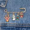 Buckle Bag Decoration Tightening Christmas Brooches Dress Shawl Clips Safety Pins Waistband Pin