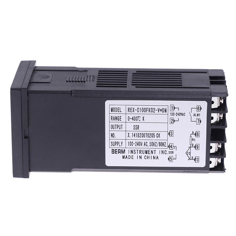 100-240 В переменного тока PID Регулятор температуры Rex-C100 SSR-40A Термопара