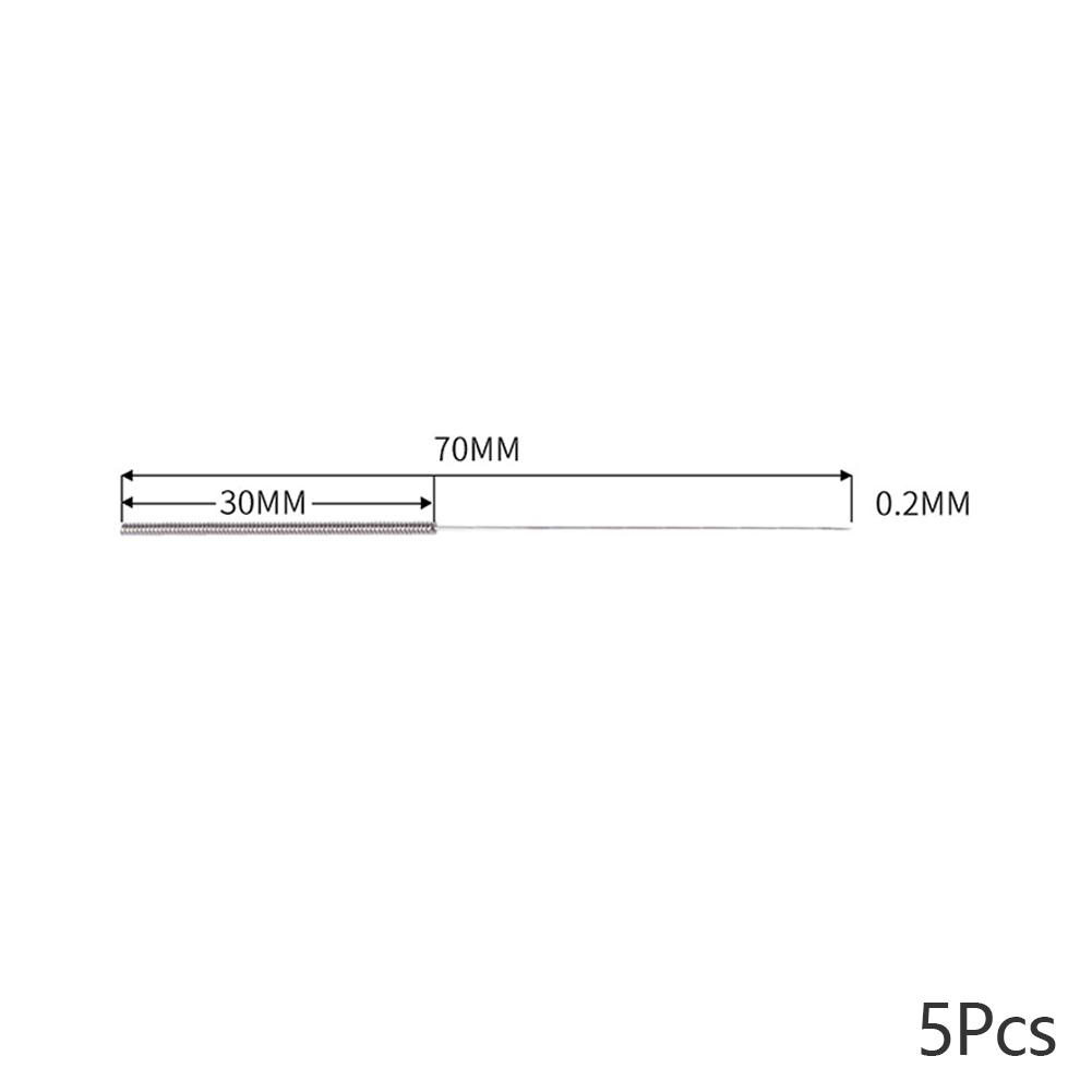 5 шт. Инструменты для 3D-принтера, иглы для очистки сопел из нержавеющей стали, сопло E3D V6, сопло MK8, игла для сверления сопел для 3D-принтера Ender 3 V2
