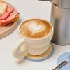 6 Piece Heat-resistant Macaroon Coaster Set Non-slip Drink Pad Household Cup Mat  Study