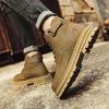 Осенние и зимние мужские ботинки Модный минималистичный дизайн Стиль для отдыха на природе Деловая вечеринка Мотоциклетная классика Мужская обувь