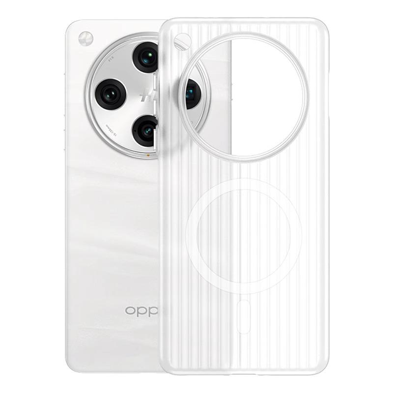 Применимо к чехлу для мобильного телефона oppofindx1pro findx1ultra ультратонкий гофрированный магнитный зажим x1 матовый прозрачный жесткий чехол