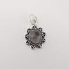 Natural Black Rutile Gemstone 925 Sterling Silver Jewelry Handmade Pendant 1.37" For Wedding Gift CP-40-22