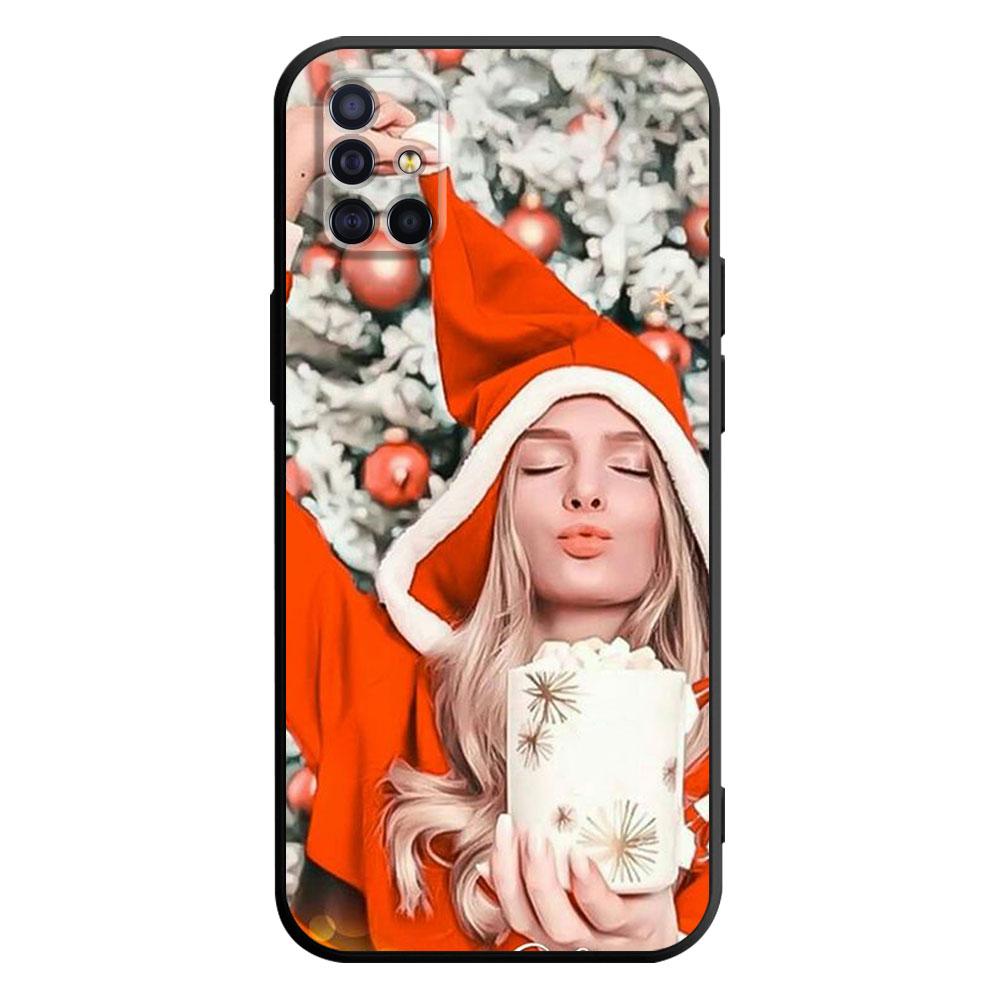 Черный чехол Merry Christmas Gift Girl Back для Google Pixel 5 3 XL 6 Pro 5a 5G 4a 4G 6a 4 XL, сумка
