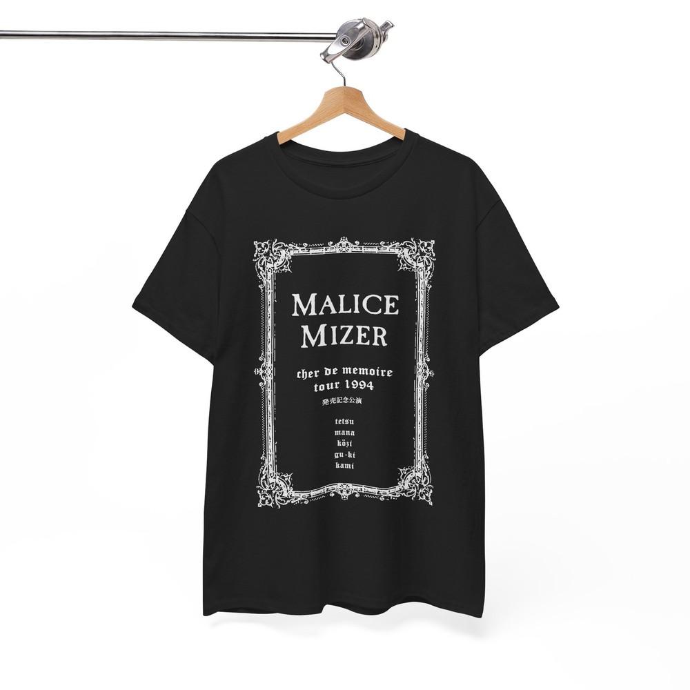 Malice Mizer Футболка Печаль Демо-запись Вижуал-кей Мана Кози УНИСЕКС РУБАШКА Унисекс Футболка