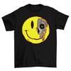 Happy Skull Face Mens T-Shirt Party Goth Disco 90s Music RAVE Acid DJ Funny Tee