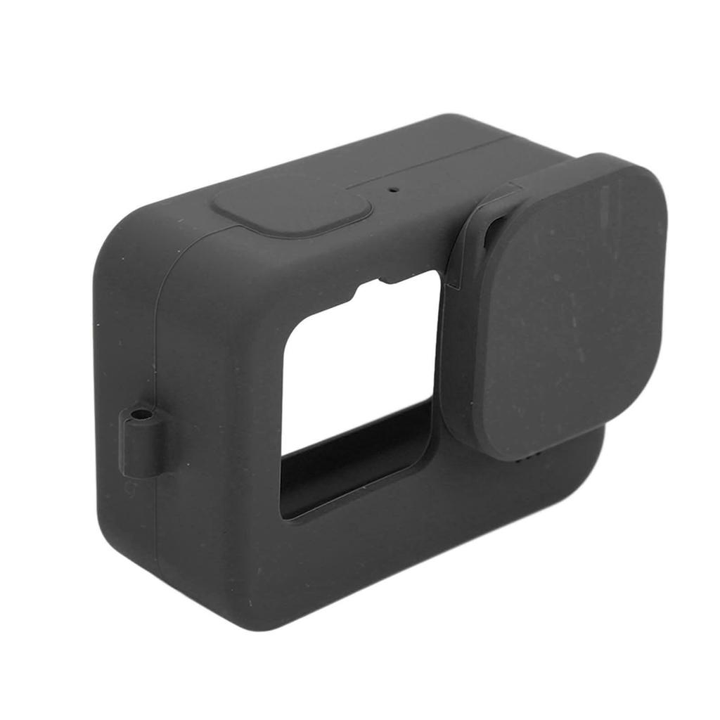 Action Camera Protective Cover Silicone Sleeve Housing Case with Lanyard Lens Cover for Hero 10 9